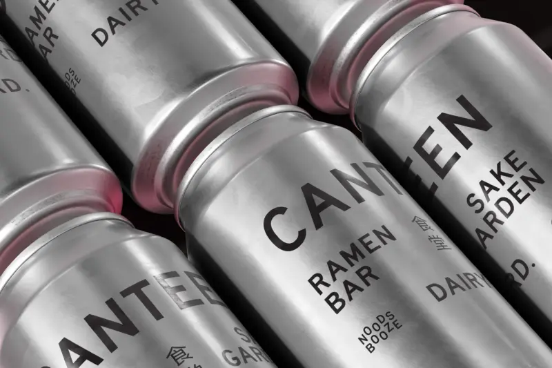 Canteen Beer Can Detail