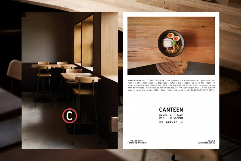 Canteen Printed Flyer