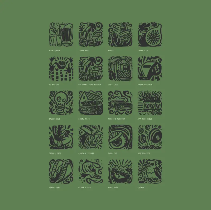 Finch Hatton Trail Icons