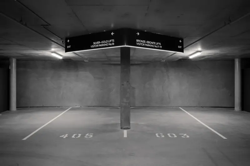 Sapphire basement wayfinding system