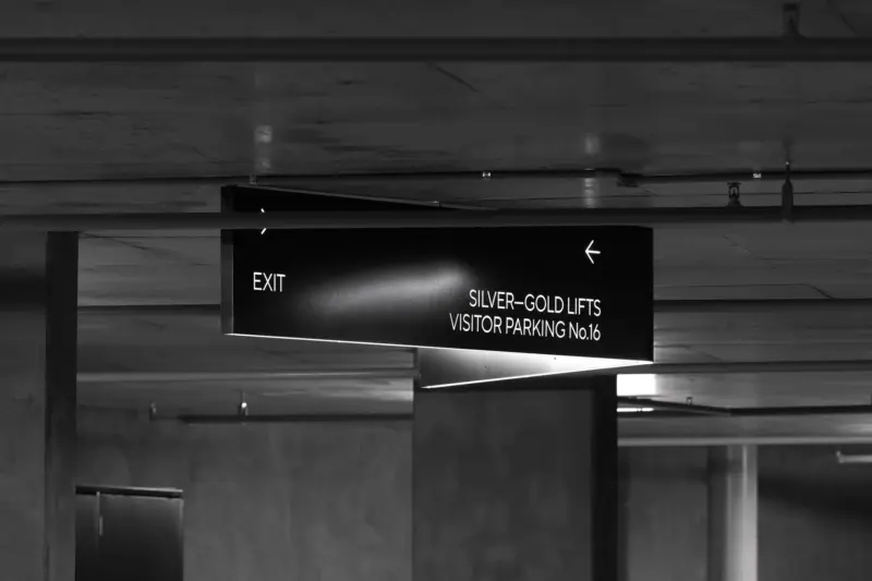 Sapphire basement wayfinding system