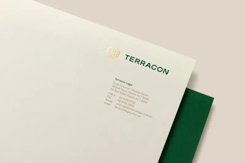 Terracon Legal Letterhead