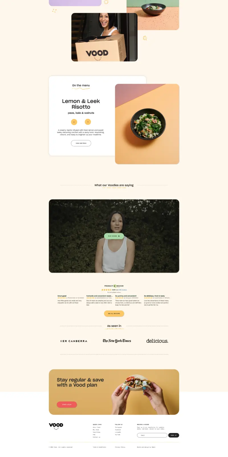 Vood Website Design